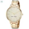 Nine West Women’s Crystal Accented Bracelet Watch