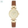 Anne Klein Women’s Leather Strap Watch