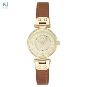 Anne Klein Women’s Leather Strap Watch