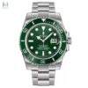 Authentic Men’s Rolex Hulk Submariner Date Green Dial Luxury Dive Watch