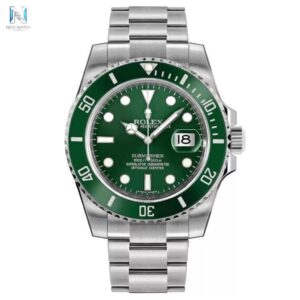 Authentic Men’s Rolex Hulk Submariner Date Green Dial Luxury Dive Watch